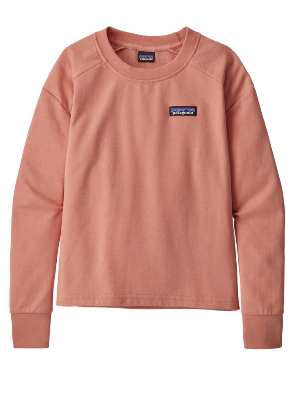Patagonia Youth XXL Coral Crewneck Sweatshirt Oversized Fit